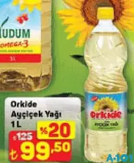 ORKİDE AYÇİÇEK YAĞI 1 L ORKİDE AYÇİÇEK YAĞI 1 L